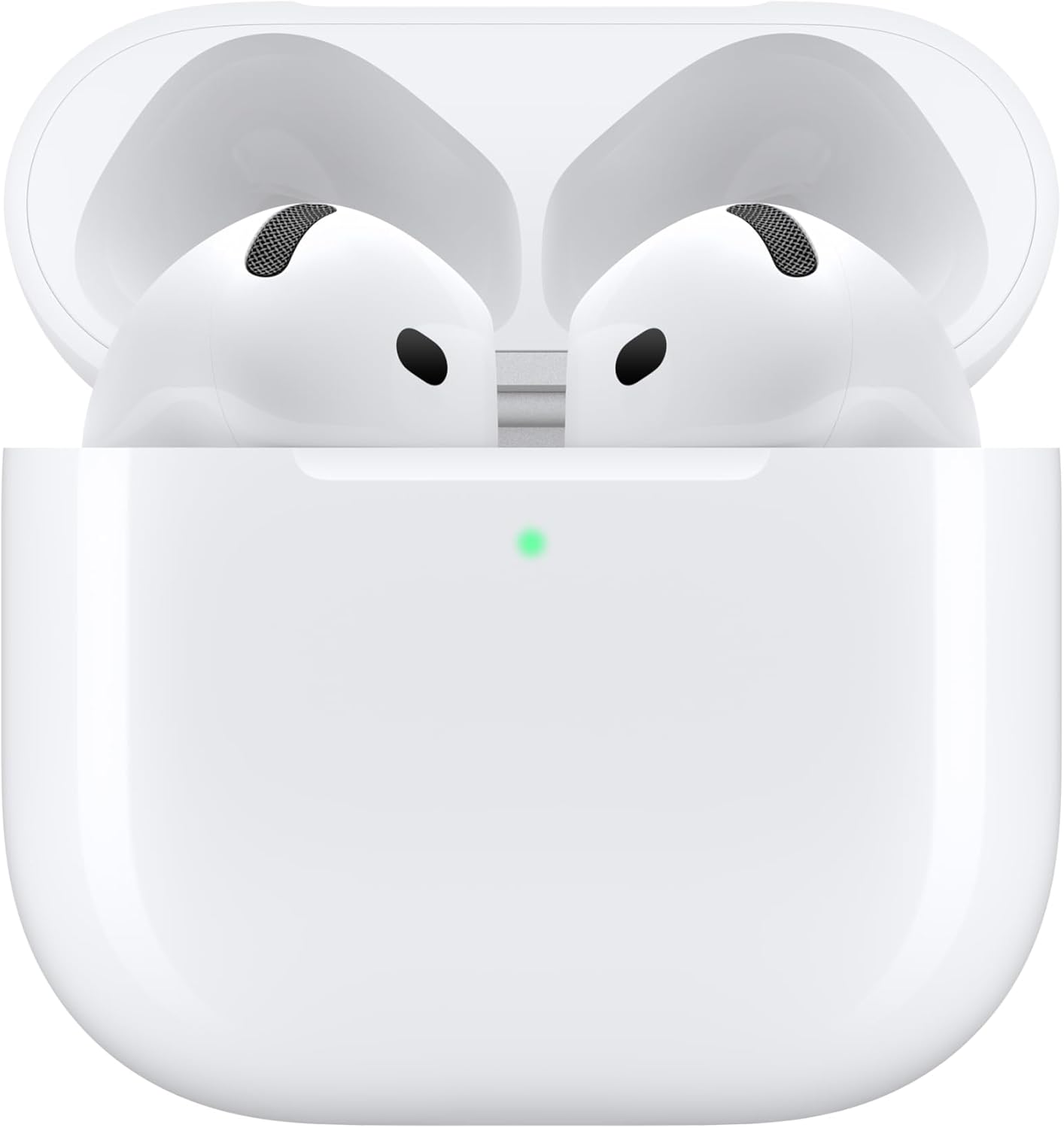 Apple AirPods 4 Wireless Earbuds, Bluetooth Headphones, with Active Noise Cancellation, Adaptive, Transparency Mode, Personalized Spatial Audio, USB-C Charging Case, Wireless Charging, H2 Chip