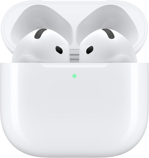 Apple AirPods 4 Wireless Earbuds, Bluetooth Headphones, with Active Noise Cancellation, Adaptive, Transparency Mode, Personalized Spatial Audio, USB-C Charging Case, Wireless Charging, H2 Chip
