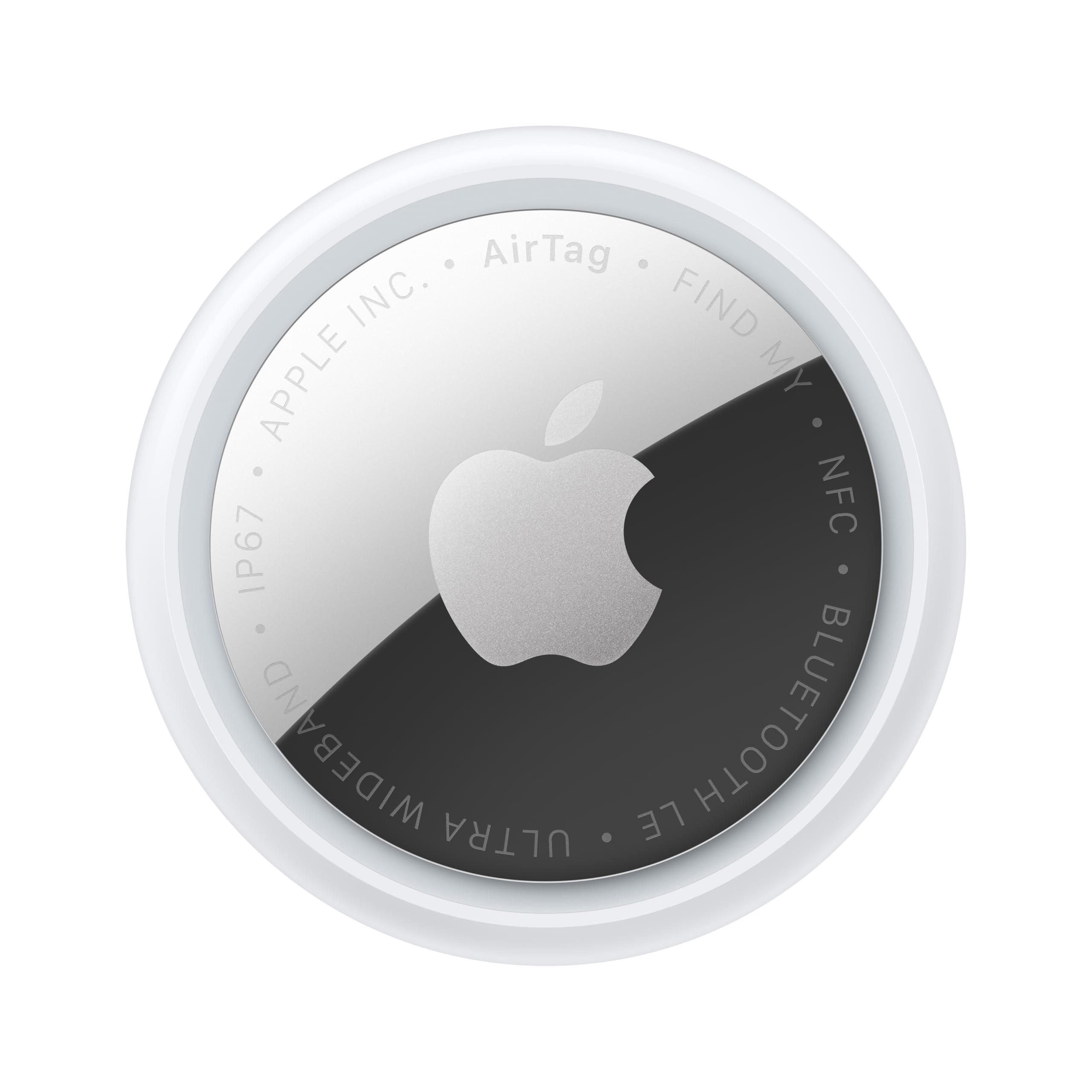 Apple AirTag (2nd Generation): Tracker for Keychain, Wallet, and More; Locator with Sound; Simple One-Tap Setup with iPhone or iPad; Key Finder with up to 1.5X Precision Finding Range*