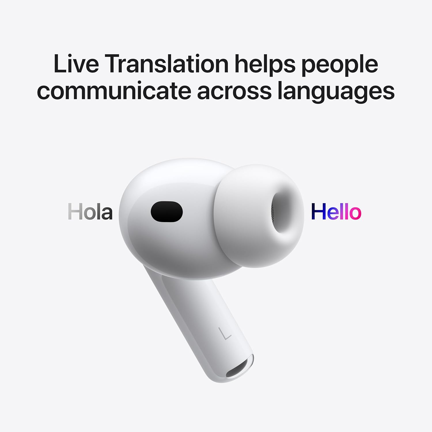 Apple AirPods Pro 3 Wireless Earbuds, Active Noise Cancellation, Live Translation, Heart Rate Sensing, Hearing Aid Feature, Bluetooth Headphones, Spatial Audio, High-Fidelity Sound, USB-C Charging