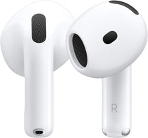 Apple AirPods 4 Wireless Earbuds, Bluetooth Headphones, with Active Noise Cancellation, Adaptive, Transparency Mode, Personalized Spatial Audio, USB-C Charging Case, Wireless Charging, H2 Chip