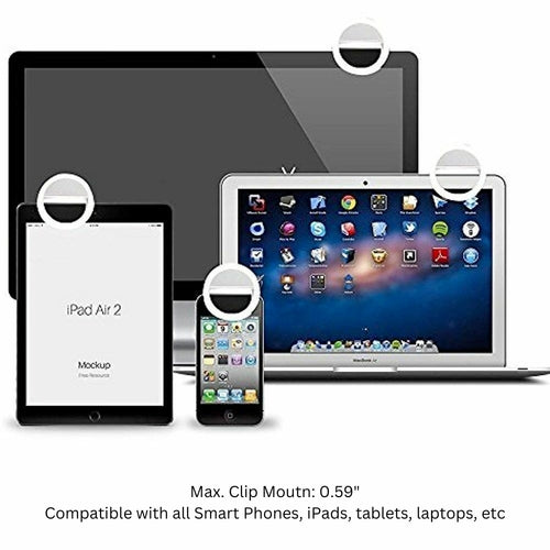 Smartphone, tablet, and laptop with screen protectors on a white background