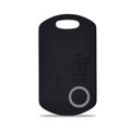 Black key tracker with brand logo on a white background