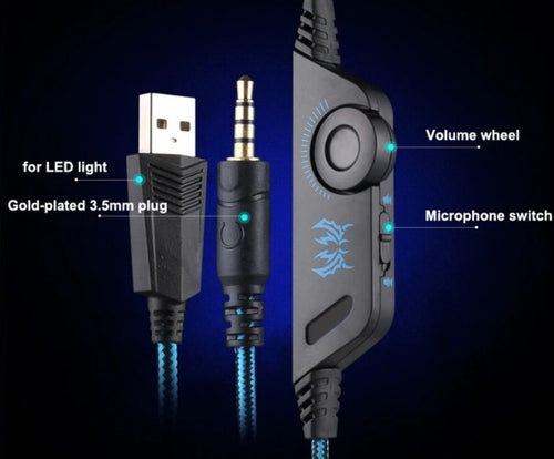 Ninja Dragon Z10 Color Changing Bluetooth Headphones